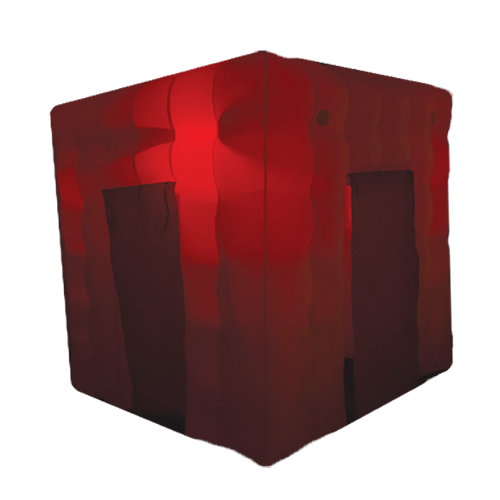 Party Cube Red lED Lights